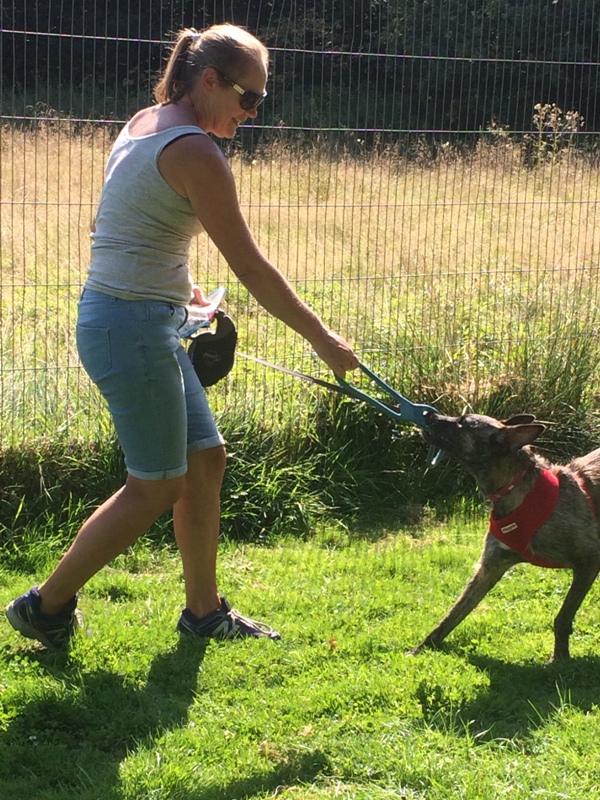 Chelsey letting her fur down